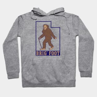 Brig' Foot in Utah (Blue Outline) Hoodie